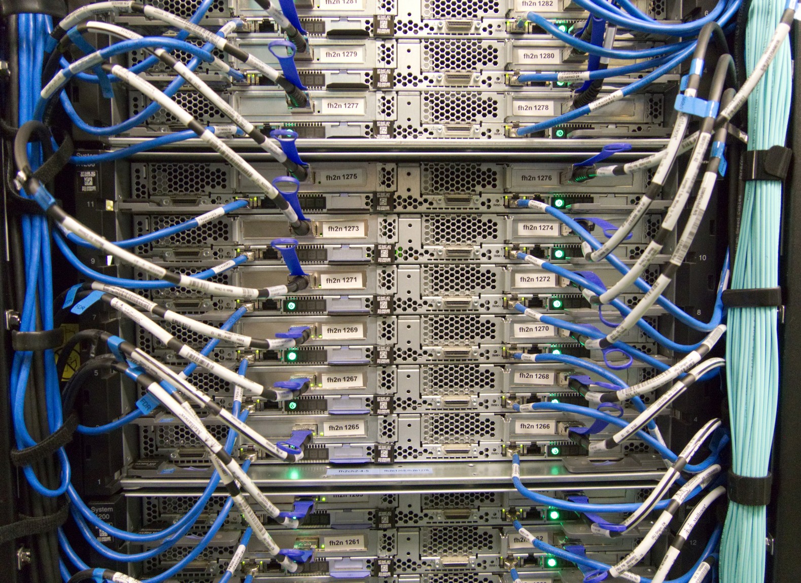 Network rack installation